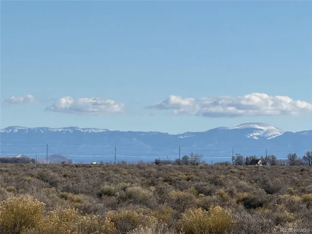 a view of an outdoor space with mountain view