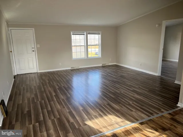 wooden floor in an empty room