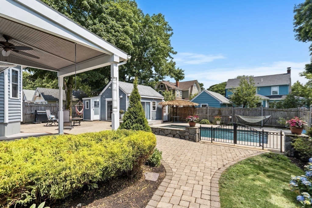 15 Laird Road Medford, MA 02155 - Photo 26 of 42 a view of house with patio outdoor seating