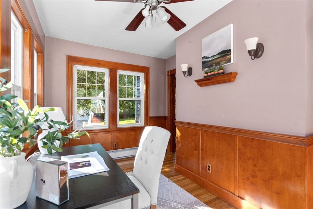 15 Laird Road Medford, MA 02155 - Photo 9 of 42 a view of a workspace with furniture and a window