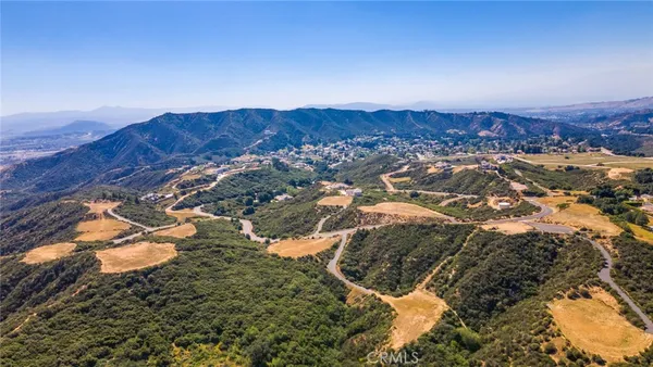 a view of city and mountain