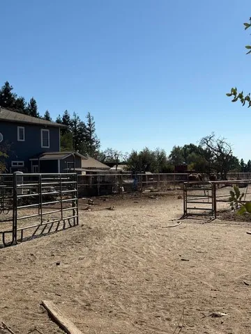 a view of outdoor space with seating