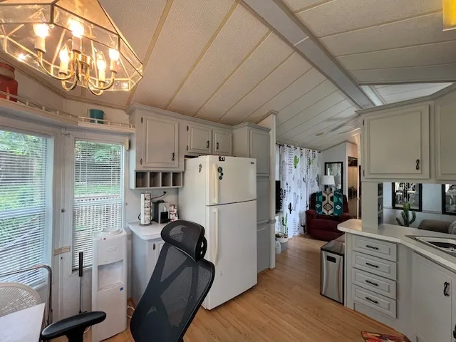 a very nice looking room with a large window