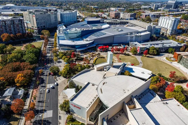 a view of outdoor space with seating