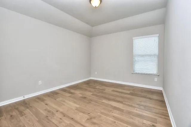 wooden floor in an empty room