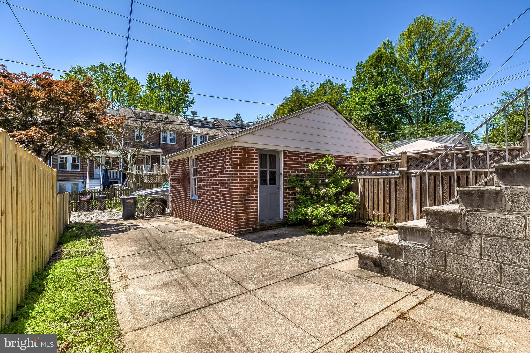 317 Dunkirk Road Baltimore, MD 21212 - Photo 27 of 40 Garage and parking pad-just remove the fence!