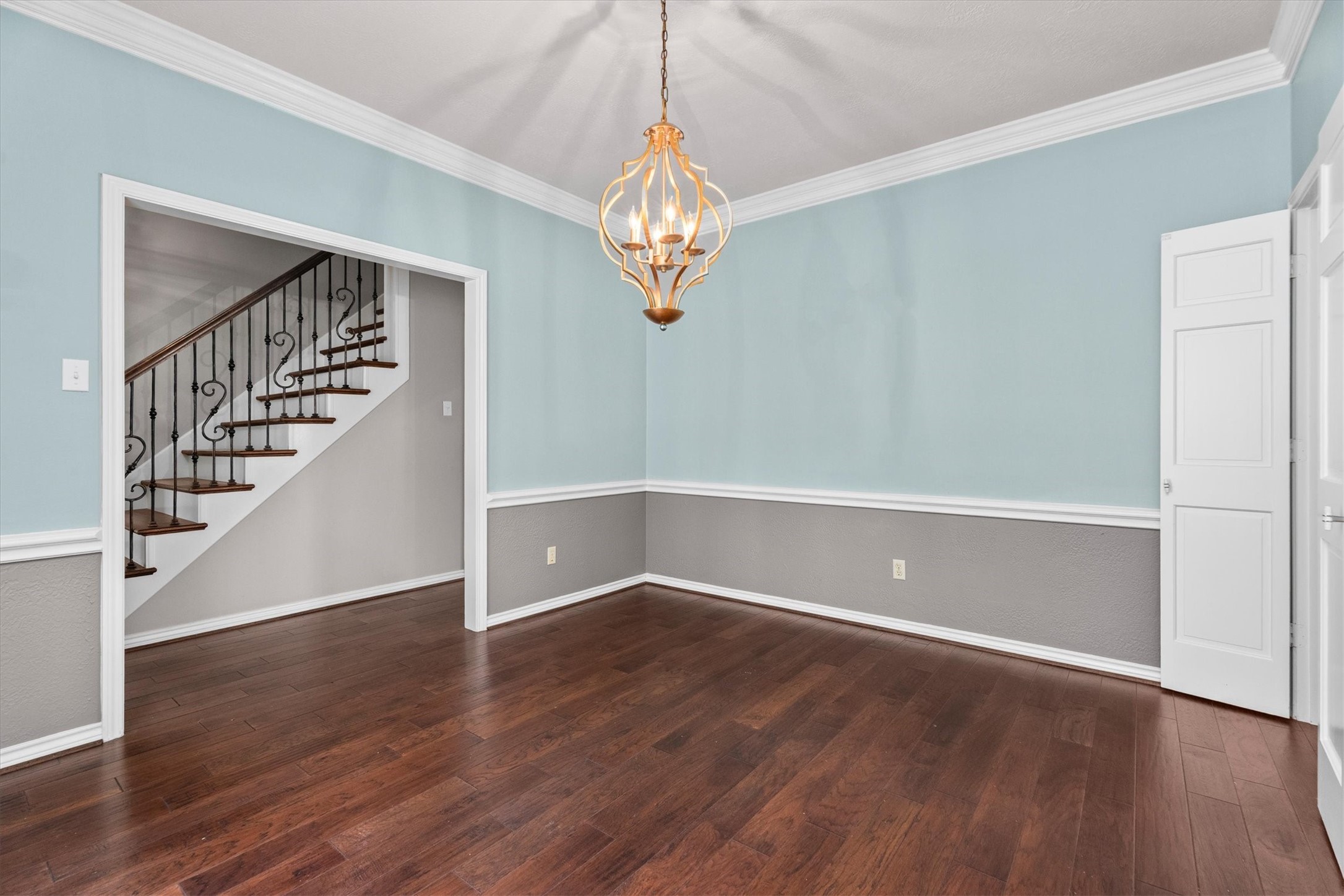 16267 Salmon Lane Spring, TX 77379 - Photo 8 of 48 The formal dining room efficiently connects the entry to the kitchen and is the perfect space for gathering.
