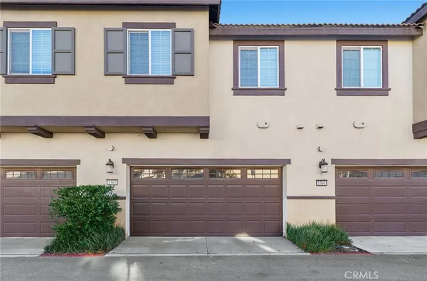 a front view of a building