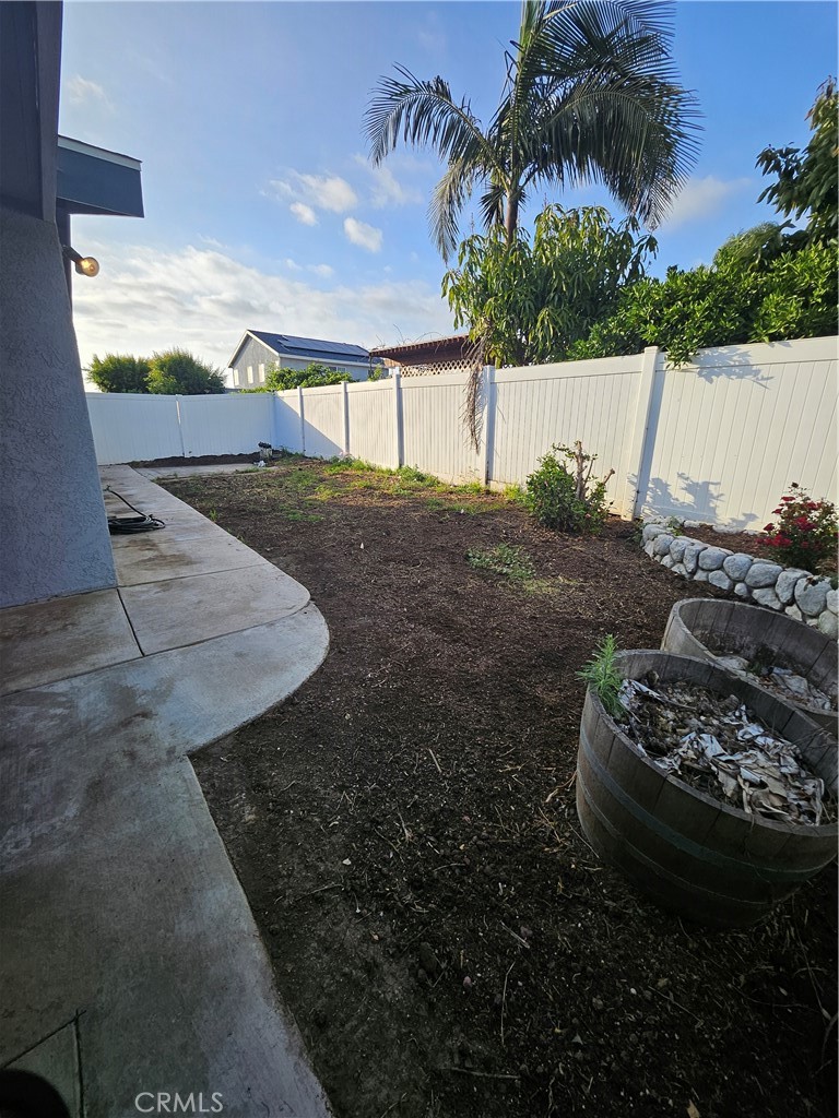 4481 Wyngate Circle Irvine, CA 92604 - Photo 38 of 42 a view of a backyard with plants and palm tree