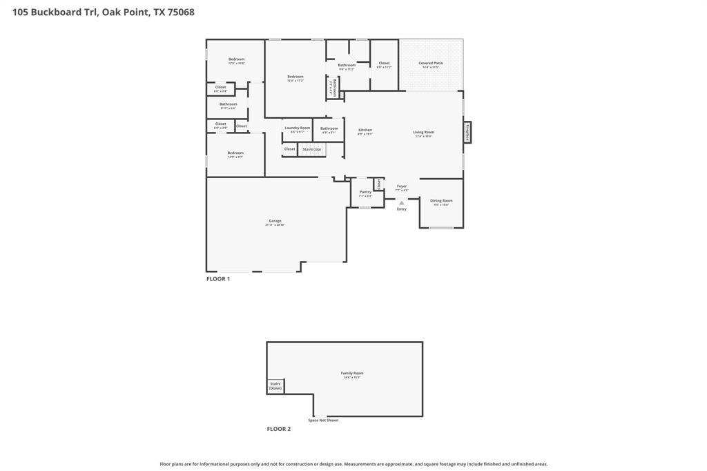 105 Buckboard Trail Oak Point, TX 75068 - Photo 27 of 27 View of property floor plan