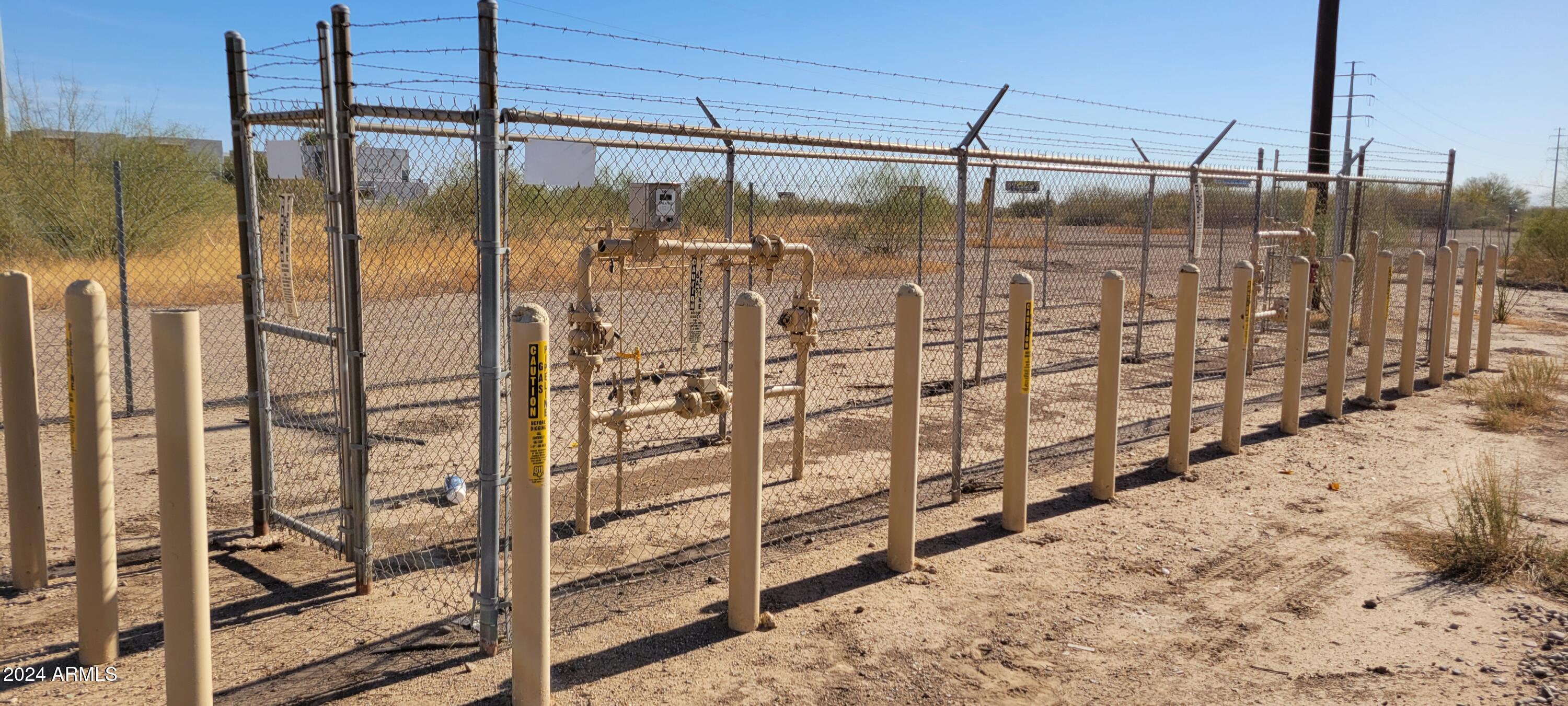 529 West Alsdorf Road Eloy, AZ 85131 - Photo 10 of 17 Gas regulator station next to property