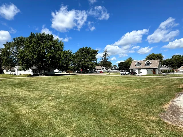 a view of a green field