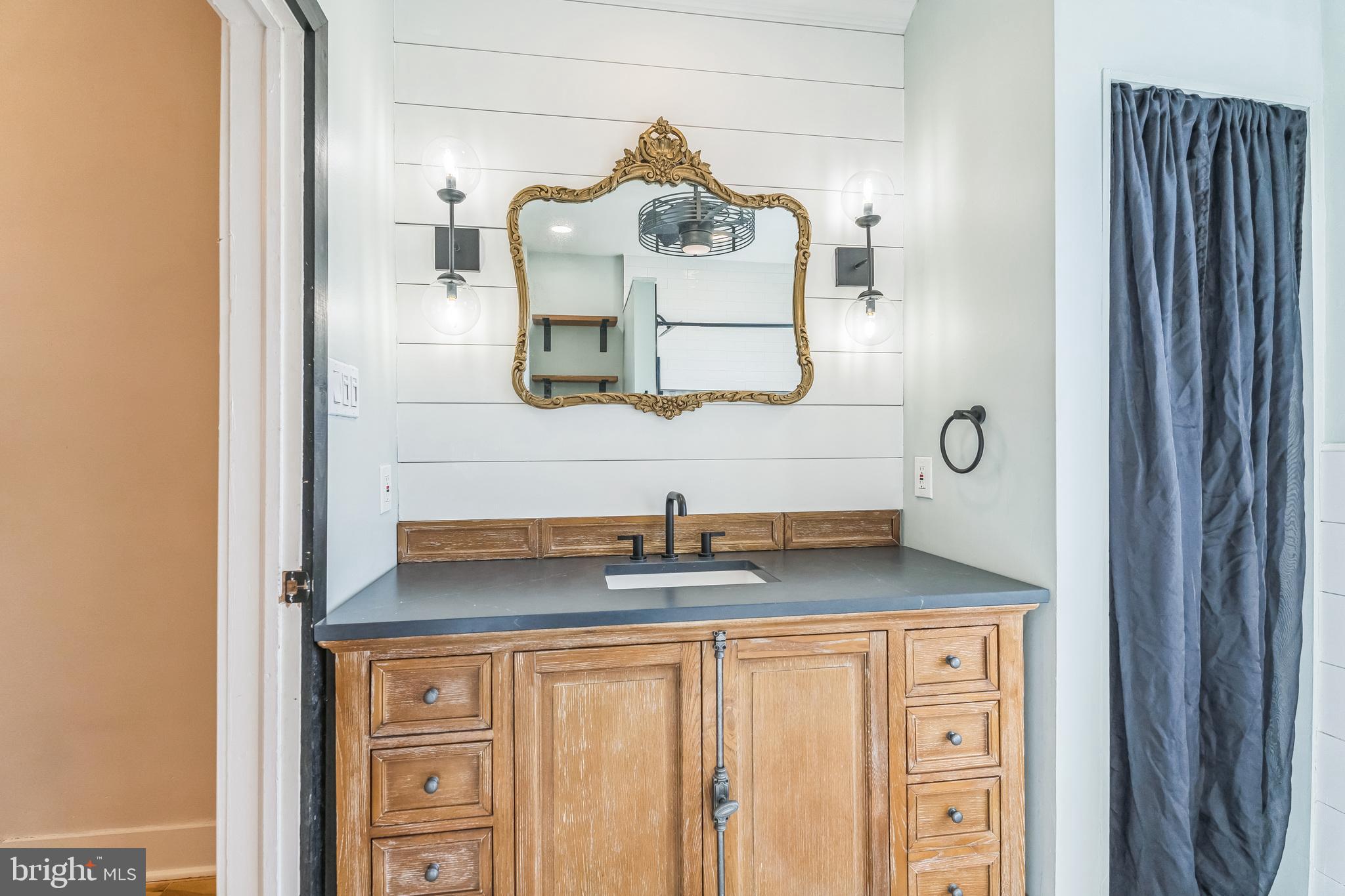 1838 Tree Street Philadelphia, PA 19145 - Photo 22 of 29 Full bath with bespoke vanity and accents