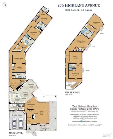 $3,995,000 | 176 Highland Avenue, San Rafael, CA 94901