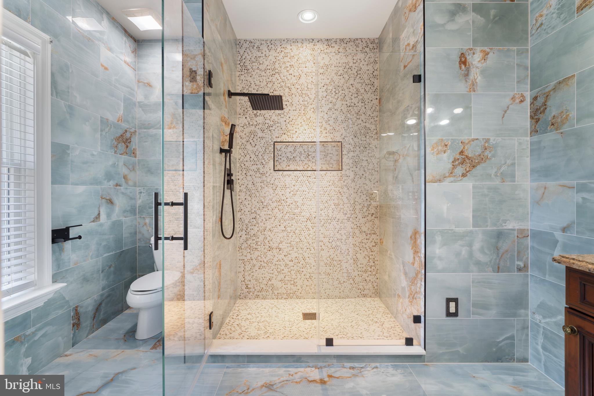 1410 Falls Crest Drive Fallston, MD 21047 - Photo 35 of 58 a bathroom with a shower and toilet