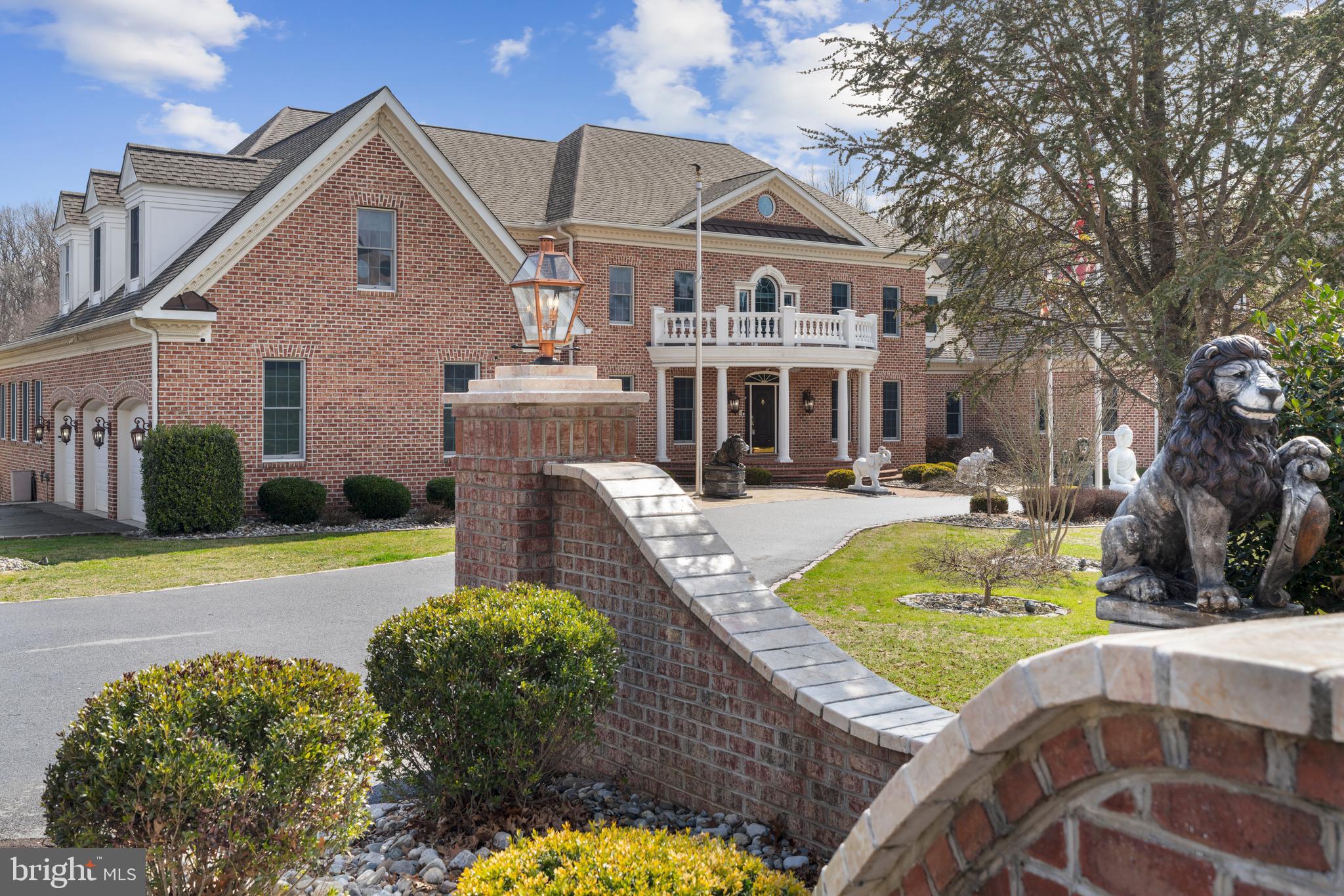 1410 Falls Crest Drive Fallston, MD 21047 - Photo 7 of 58 Brick estate framed by a stately surrounding wall