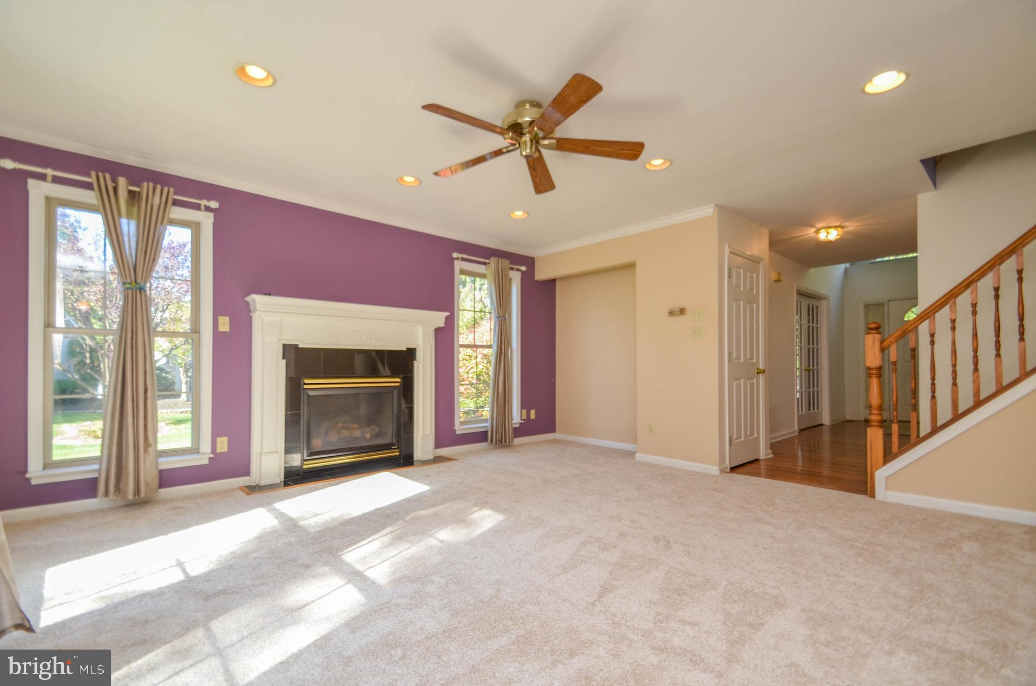 5382 Princeton Road Macungie, PA 18062 - Photo 3 of 33 a view of a livingroom with a ceiling fan and window