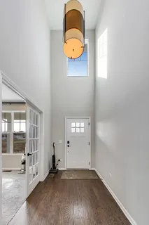 an empty room with window