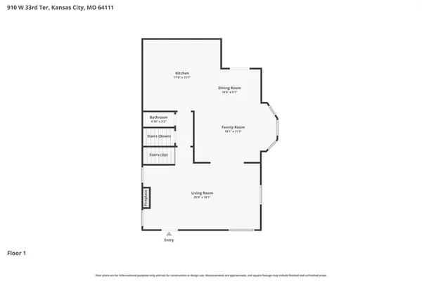 $530,000 | 910 West 33rd Terrace, Kansas City, MO 64111
