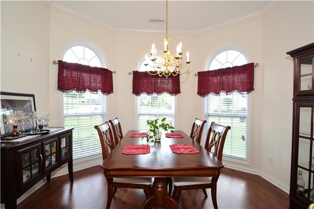2011 Nealcrest Circle Spring Hill, TN 37174 - Photo 8 of 18 Open dining room with bay window has great natural light and accommodates larger furniture