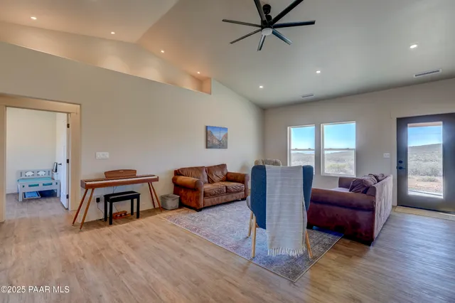 a view of lake and mountain