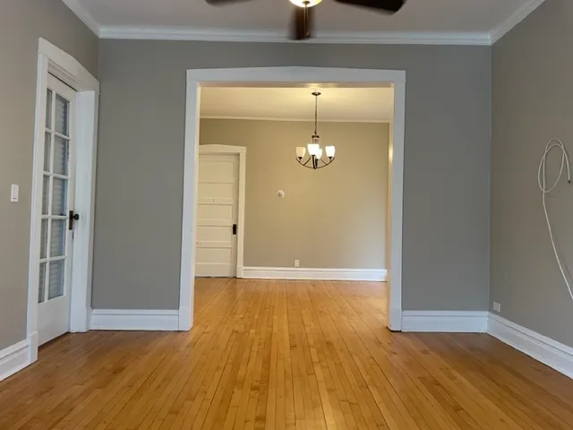 wooden floor in an empty room