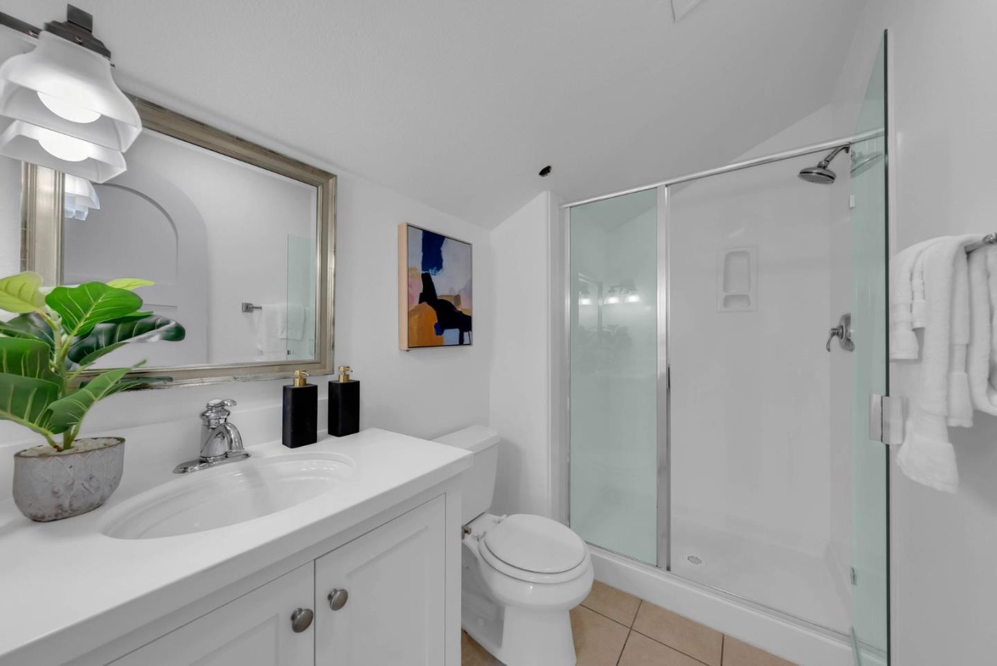 503 Palo Verde Common Fremont, CA 94539 - Photo 30 of 38 a bathroom with a sink toilet and shower