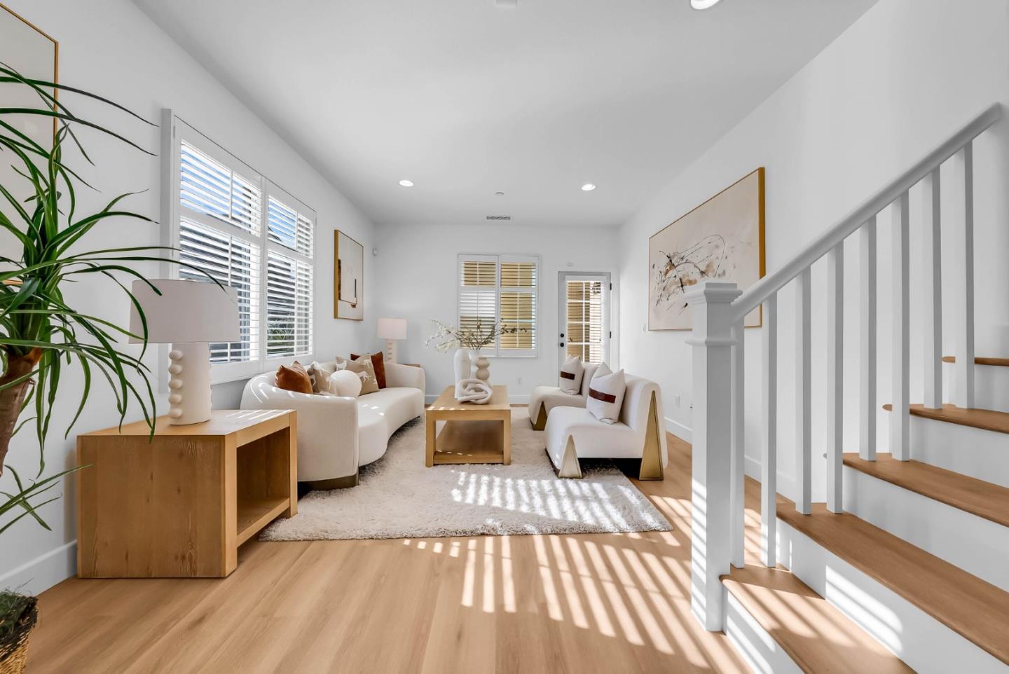 503 Palo Verde Common Fremont, CA 94539 - Photo 5 of 38 a living room with furniture large window and wooden floor