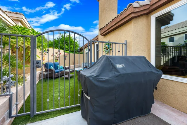 a view of a golf course with a lake
