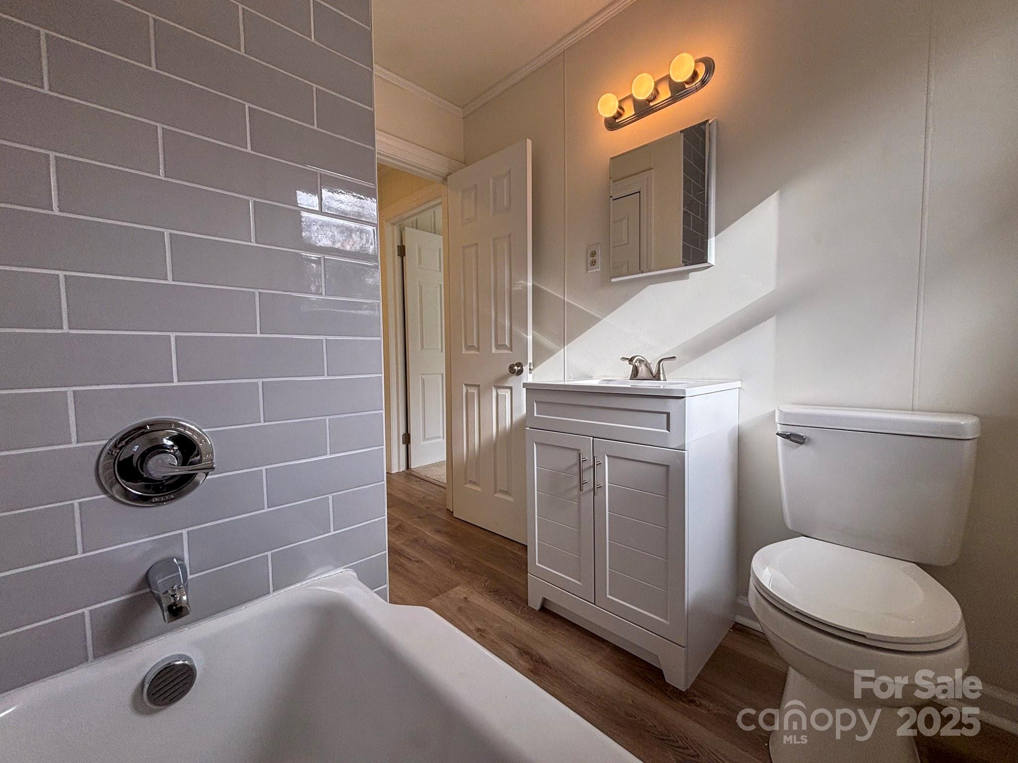 1117 Red Street Kannapolis, NC 28081 - Photo 14 of 48 a bathroom with a sink a toilet and mirror