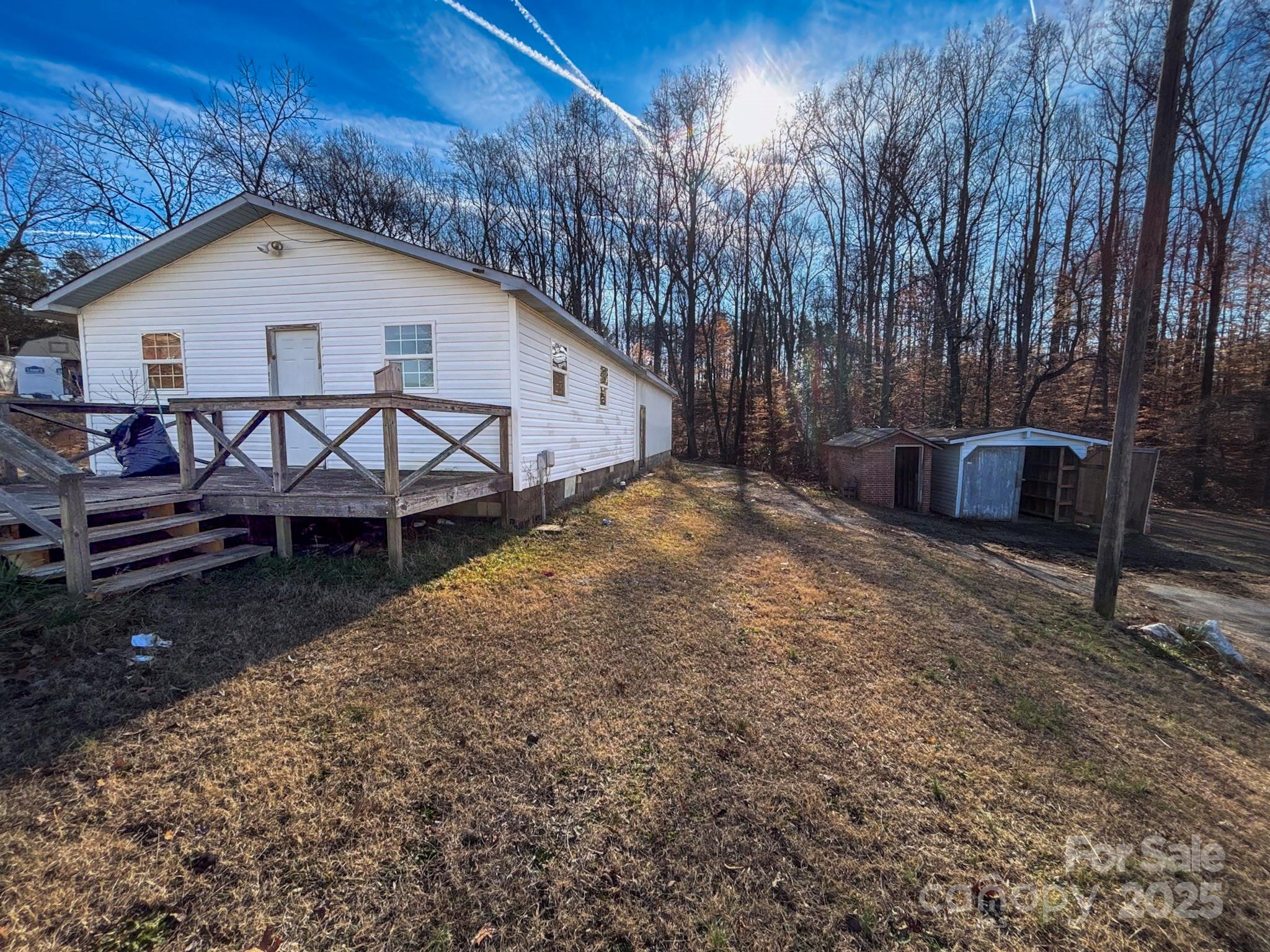 1117 Red Street Kannapolis, NC 28081 - Photo 34 of 48 a view of a house with backyard and trees