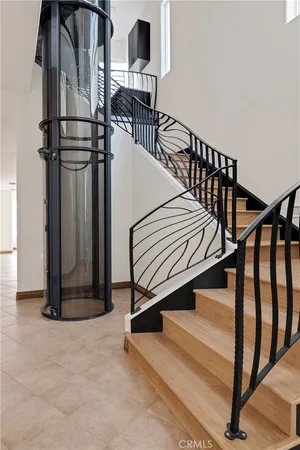 a view of a car garage