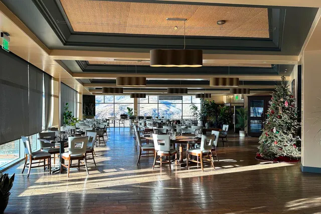 a kitchen with lots of counter top space