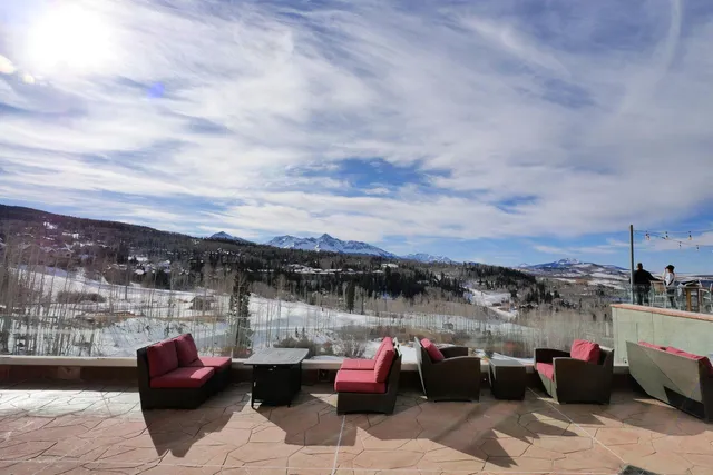 a street with tall buildings