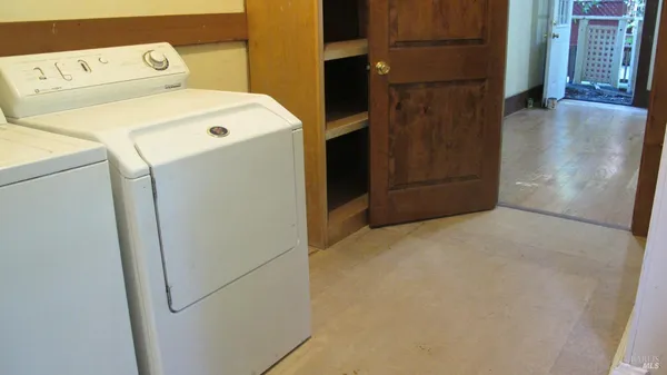 a view of front door