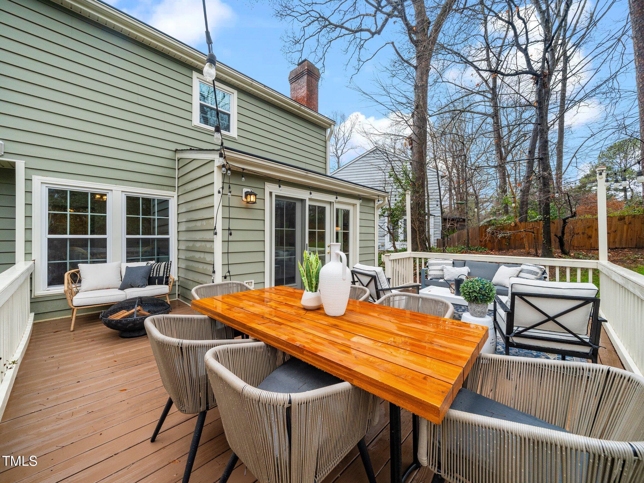 4532 Wingate Drive Raleigh, NC 27609 - Photo 27 of 42 Large Deck for Entertaining