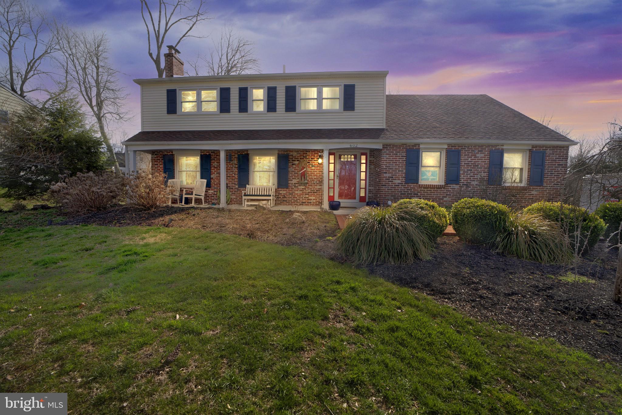 602 Brookhaven Road Wallingford, PA 19086 - Photo 1 of 60 Front of Home Twilight