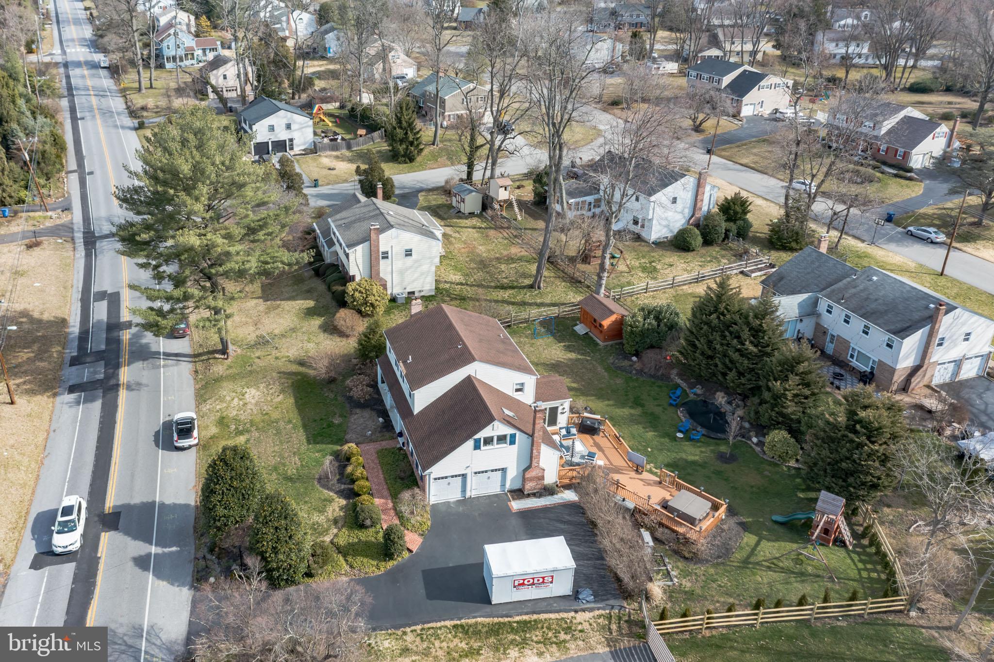 602 Brookhaven Road Wallingford, PA 19086 - Photo 54 of 60 Aerial Of Home 4