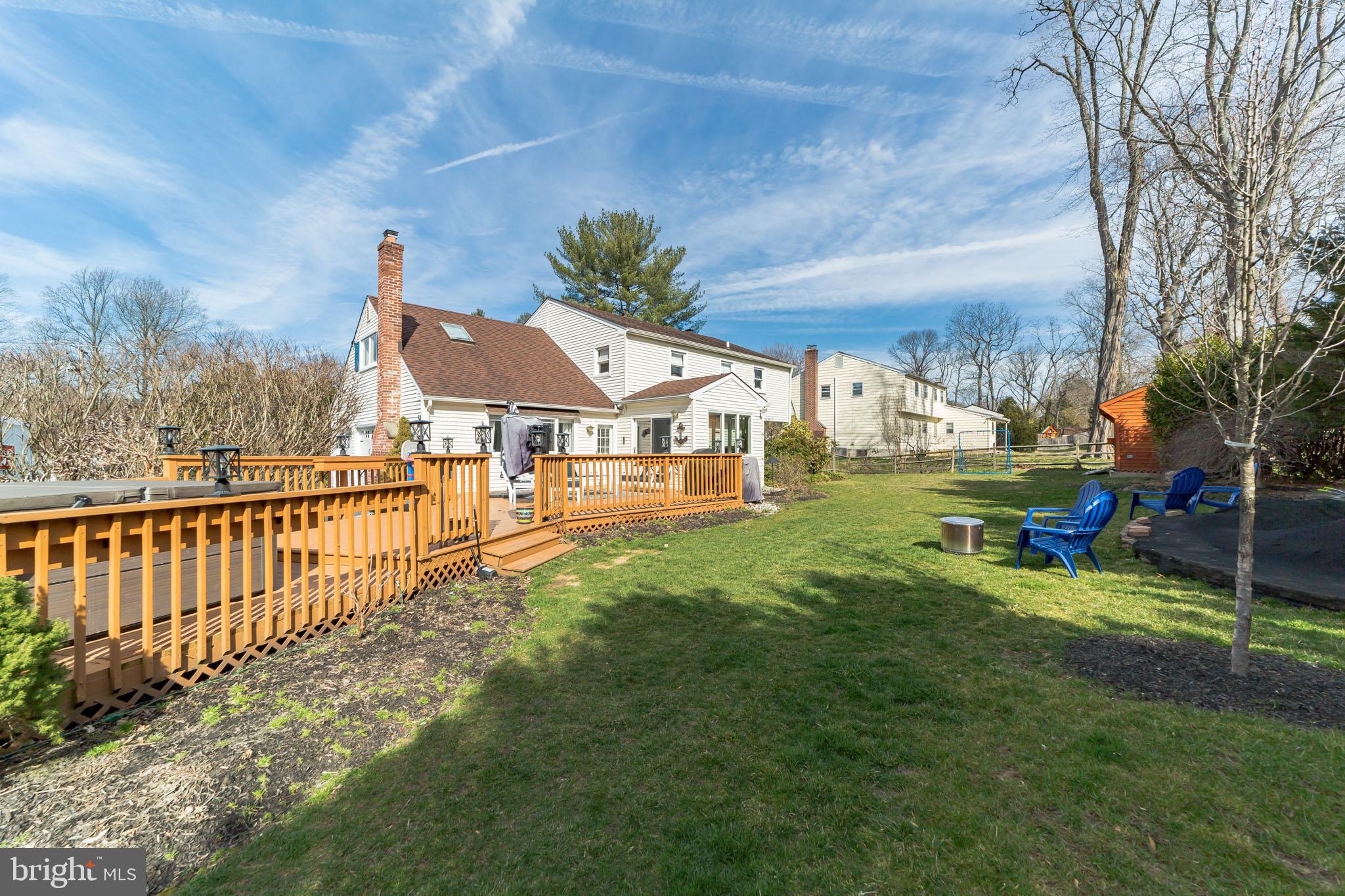 602 Brookhaven Road Wallingford, PA 19086 - Photo 8 of 60 Deck and Spacious Back Yard