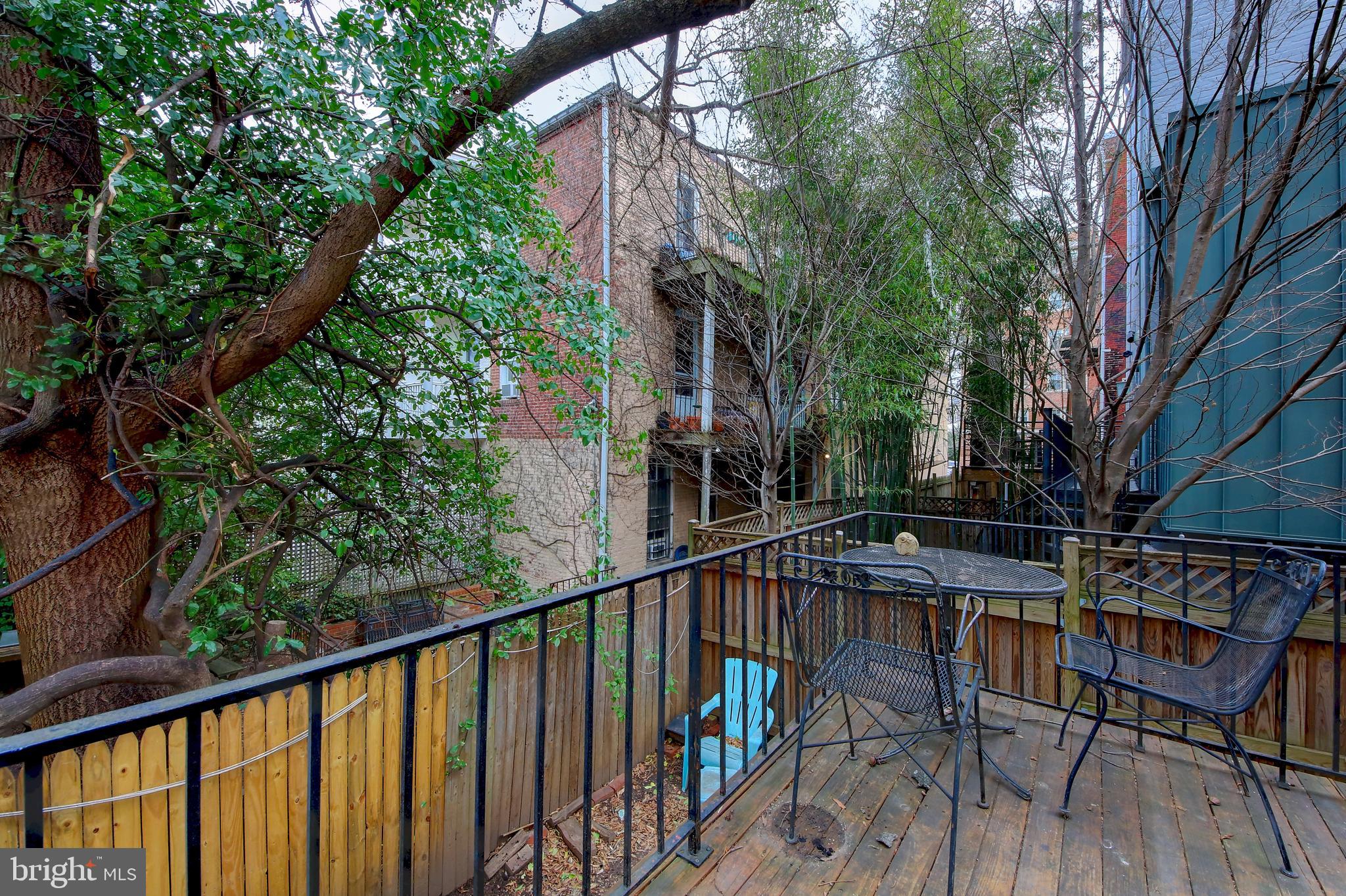 2007 Kalorama Road Northwest, Unit 1 Washington, DC 20009 - Photo 19 of 22 Deck off the kitchen