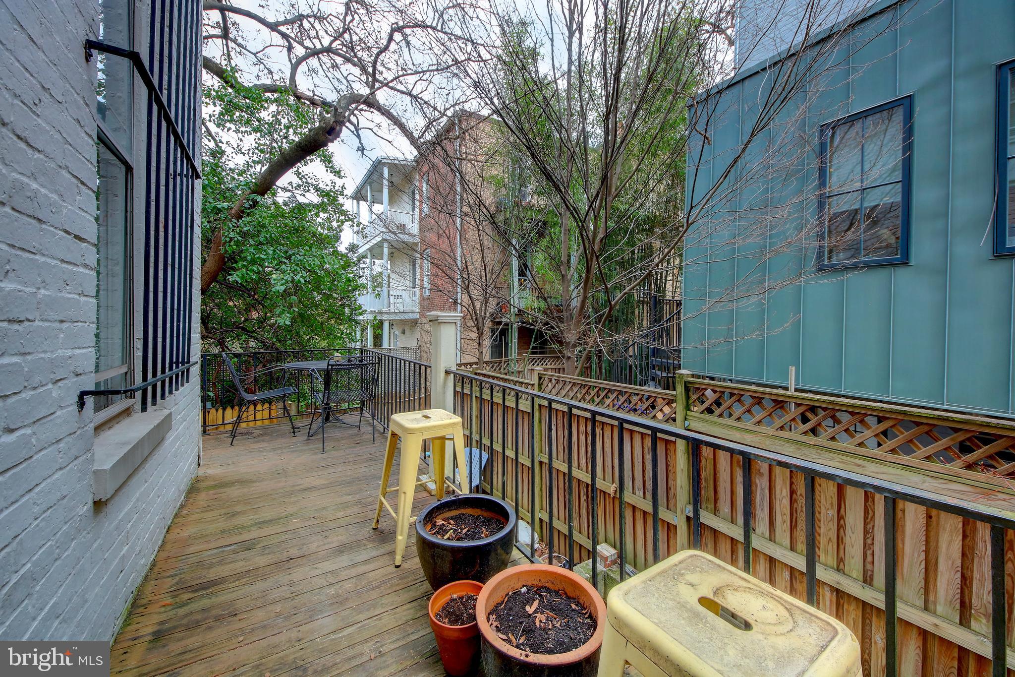 2007 Kalorama Road Northwest, Unit 1 Washington, DC 20009 - Photo 20 of 22 Private outdoor space. Deck