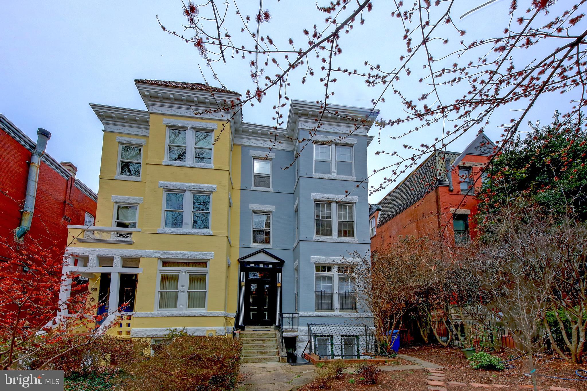 2007 Kalorama Road Northwest, Unit 1 Washington, DC 20009 - Photo 2 of 22 Early 1900s Victorian Townhouse with 3 apts.