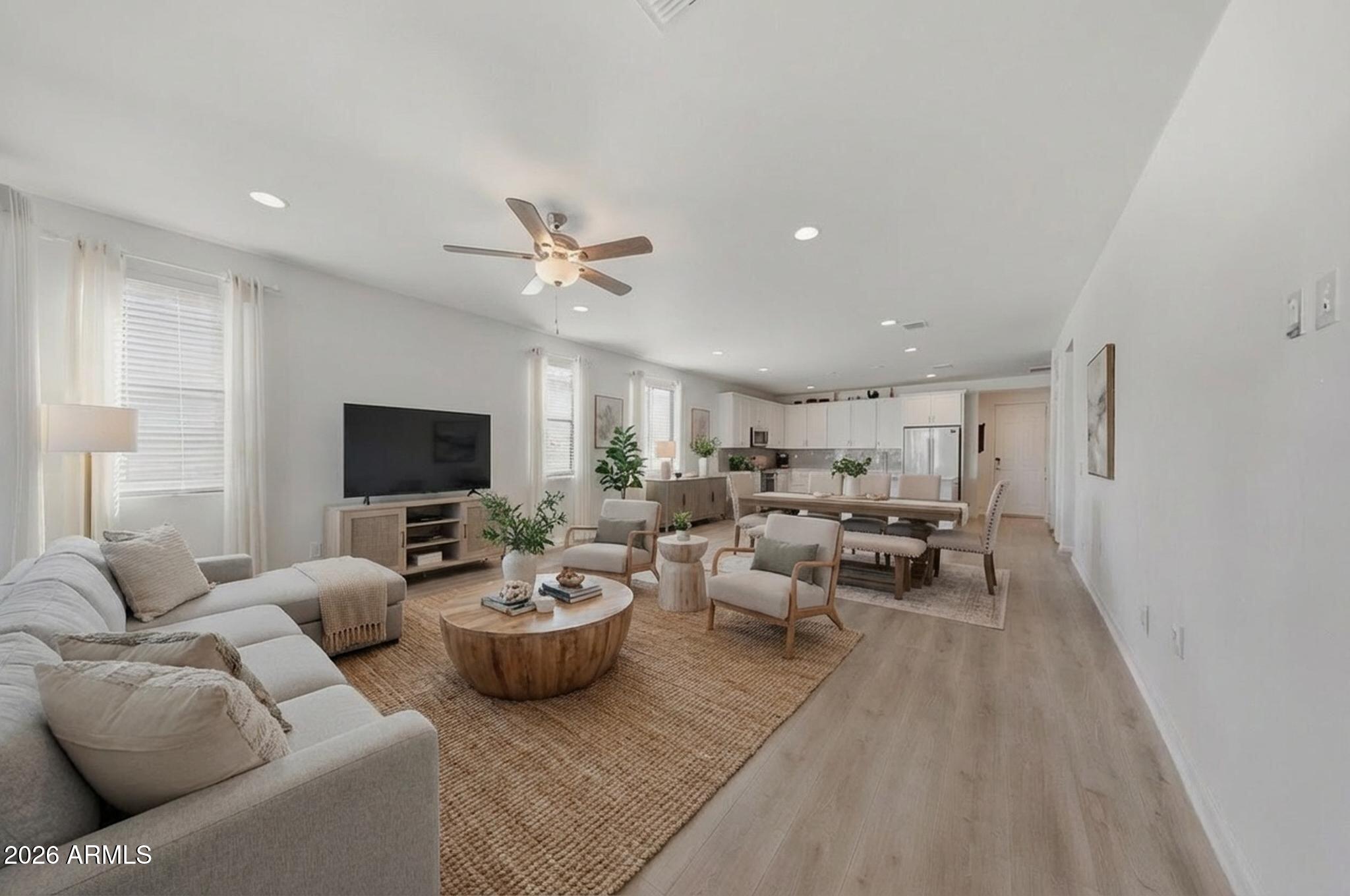 40548 West Wade Drive Maricopa, AZ 85138 - Photo 12 of 35 Living Area - Virtually Staged