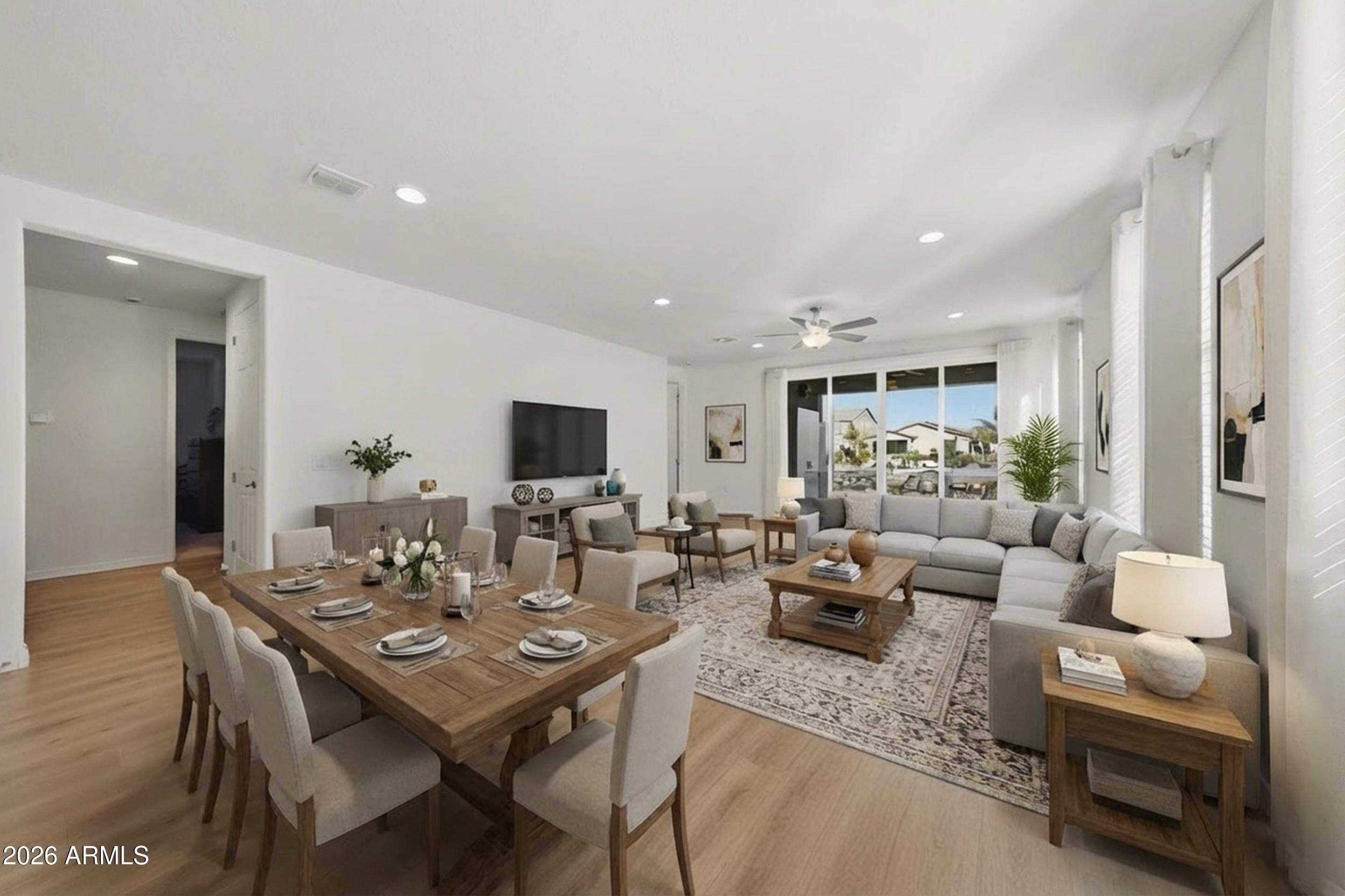 40548 West Wade Drive Maricopa, AZ 85138 - Photo 9 of 35 Living Area - Virtually Staged