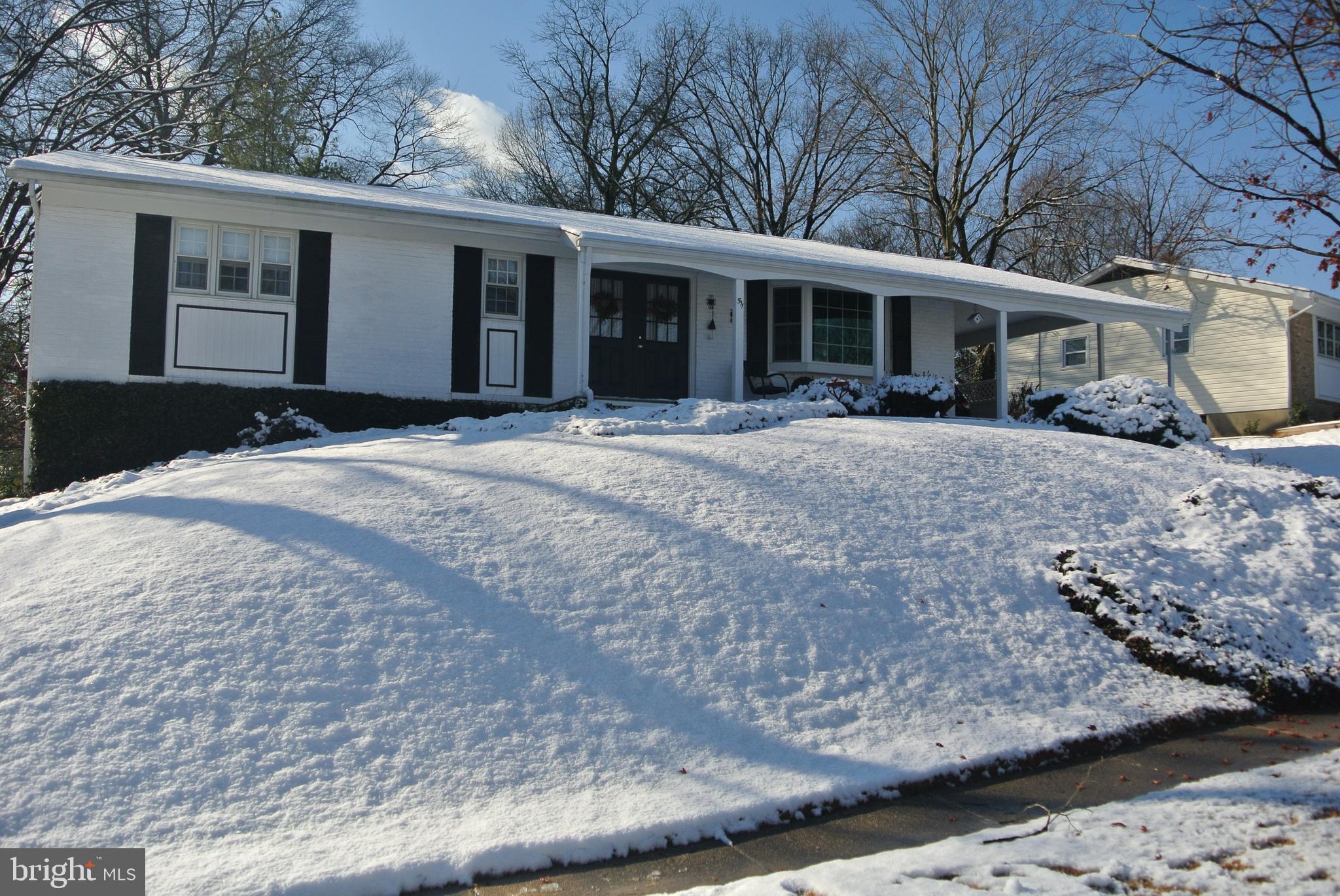 511 Gladhill Road Odenton, MD 21113 - Photo 33 of 38 First snow of 2020