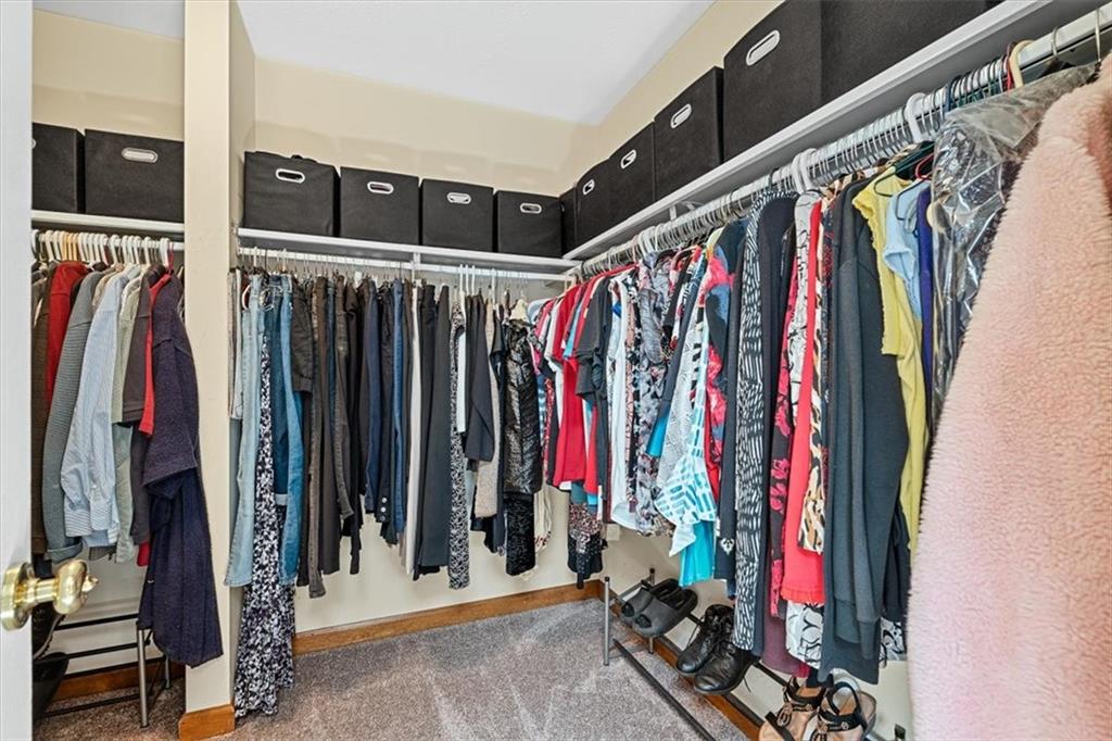 204 Salt Works Road Harmony, PA 16037 - Photo 17 of 35 a view of walk in closet with clothes