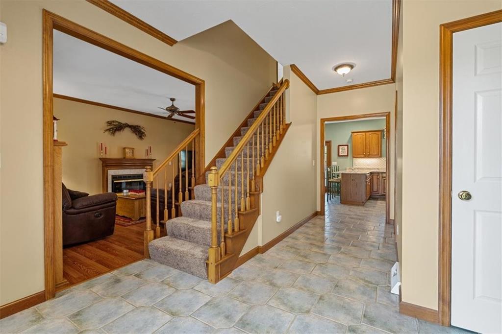 204 Salt Works Road Harmony, PA 16037 - Photo 6 of 35 a view of a hallway view with staircase