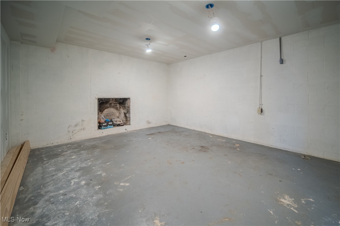 1206 Dussel Road Kent, OH 44240 - Photo 22 of 28 Unfinished below grade area featuring concrete block wall
