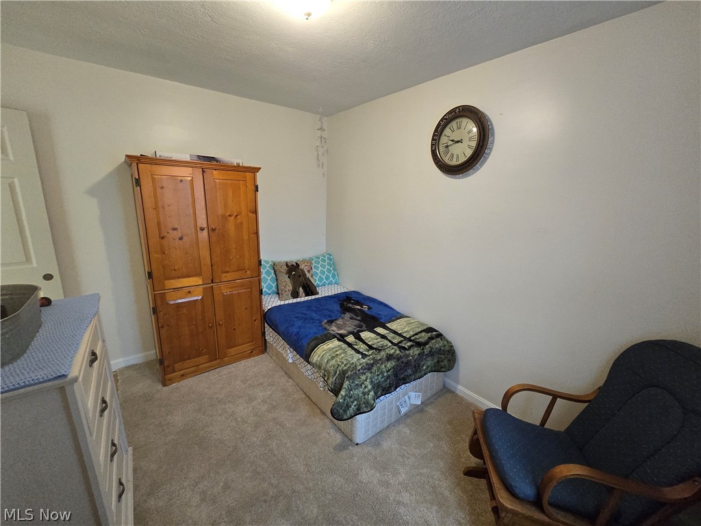 16456 Mayfield Road Huntsburg, OH 44046 - Photo 14 of 19 Carpeted bedroom with a textured ceiling