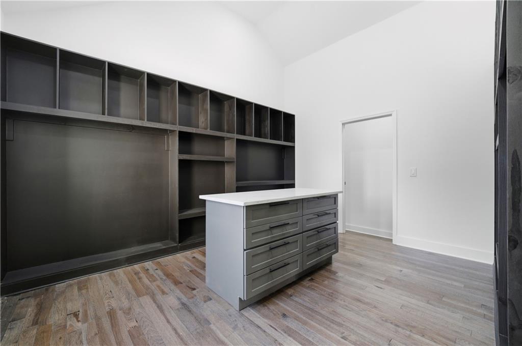 358 St Johns Avenue Southwest Atlanta, GA 30315 - Photo 28 of 35 a view of walk in closet with empty racks